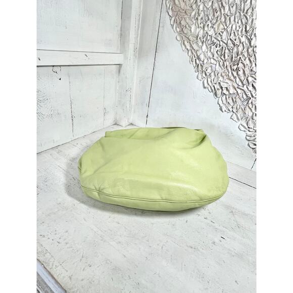 Marc Jacobs Leather Top Handle Shoulder Hobo Handbag Light Apple Green - Picture 9 of 14